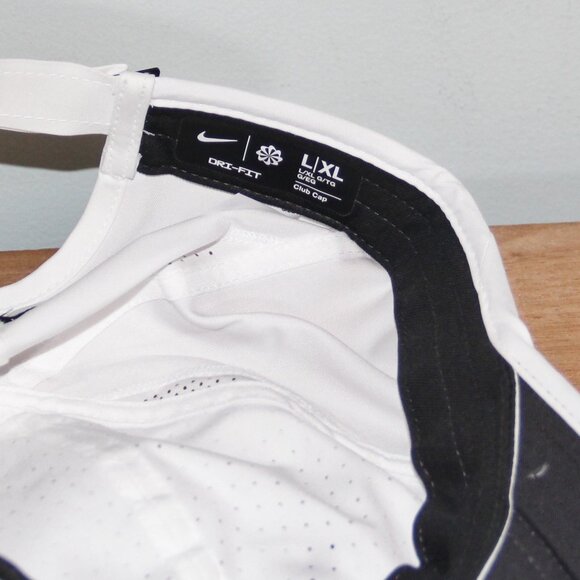 Nike Rafa Nadal Dri-Fit Club Unstructured Tennis Cap Hat White Sz L/XL - Picture 5 of 5